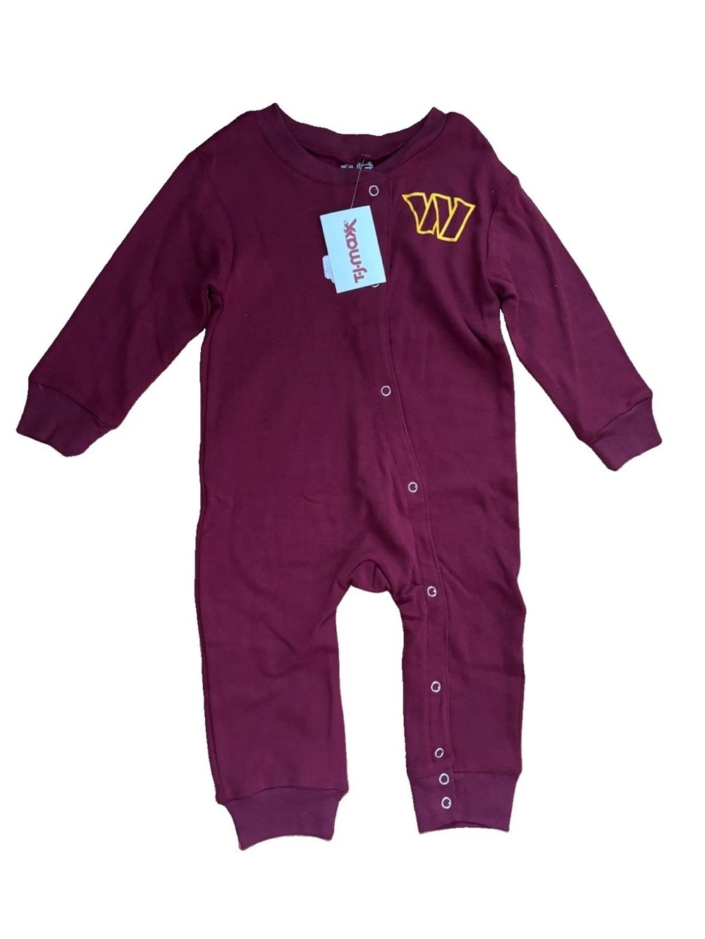 New Ultra Game Baby Boys One Piece Outfit - Burgundy - 24M